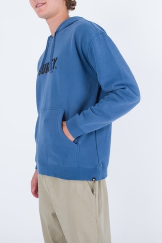 Fleece Sweater met Capuchon - Blauw