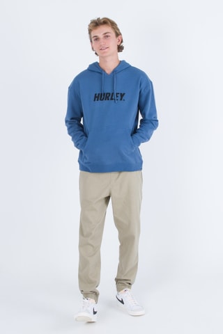Fleece Sweater met Capuchon - Blauw
