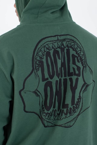 Fleece Sweater met Capuchon - Groen