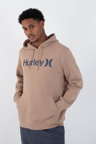Fleece Sweater met Capuchon - Beige