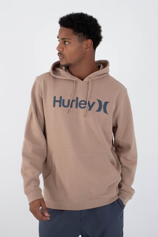 Fleece Sweater met Capuchon - Beige