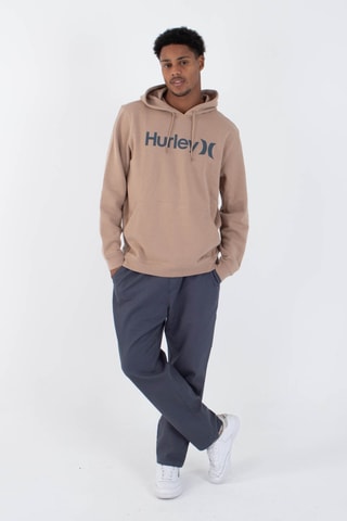 Fleece Sweater met Capuchon - Beige