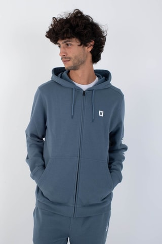 Fleece Sweater met Capuchon - Groen