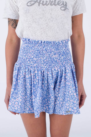 Skaterrok Hoge Taille - Blauw