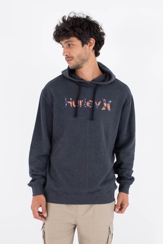 Fleece Sweater met Capuchon - Zwart