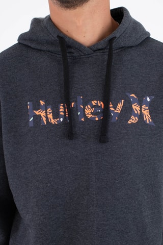 Fleece Sweater met Capuchon - Zwart