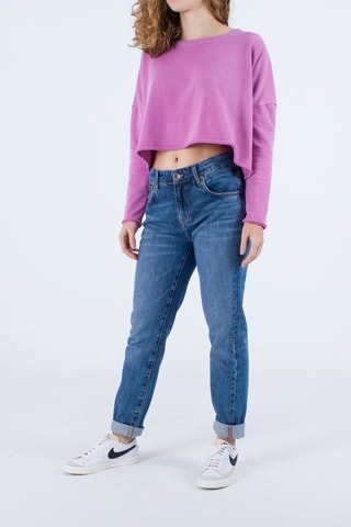 Jeans Relaxed Fit - Blauw - Wit en blauw