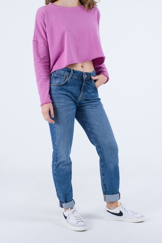 Jeans Relaxed Fit - Blauw - Wit en blauw