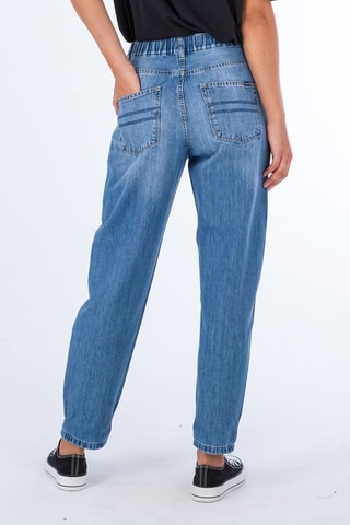 Jeans Relaxed Fit - Blauw - Wit en blauw