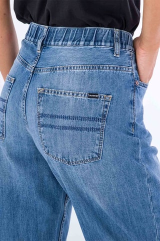 Jeans Relaxed Fit - Blauw - Wit en blauw