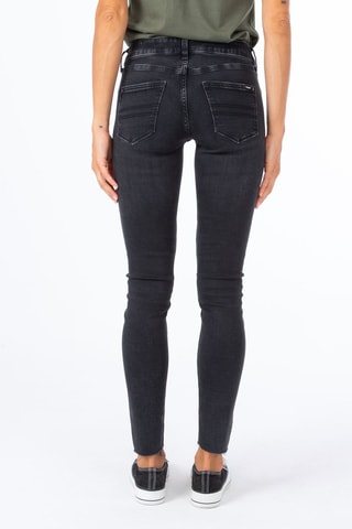 Skinny Jeans Hoge Taille - Zwart - Zwart