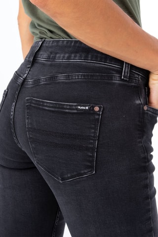 Skinny Jeans Hoge Taille - Zwart - Zwart