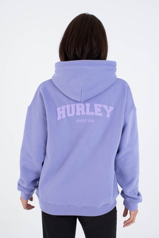 Fleece Sweater met Capuchon - Paars