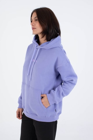 Fleece Sweater met Capuchon - Paars