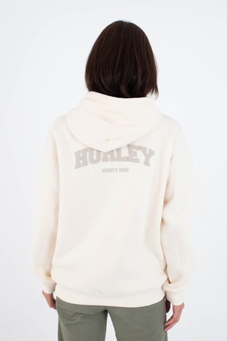 Fleece Sweater met Capuchon - Beige