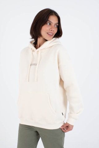 Fleece Sweater met Capuchon - Beige