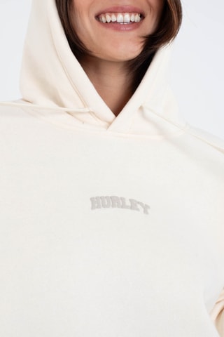 Fleece Sweater met Capuchon - Beige