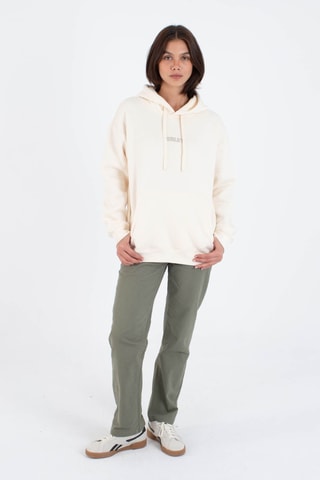 Fleece Sweater met Capuchon - Beige