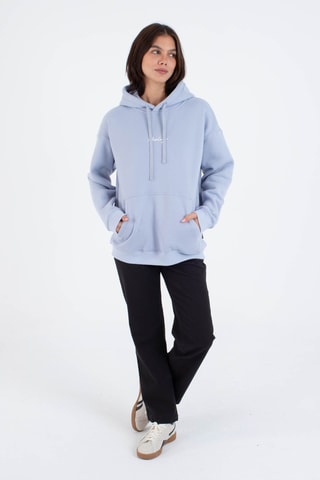 Fleece Sweater met Capuchon - Blauw
