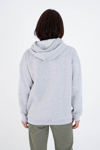 Fleece Sweater met Capuchon - Grijs