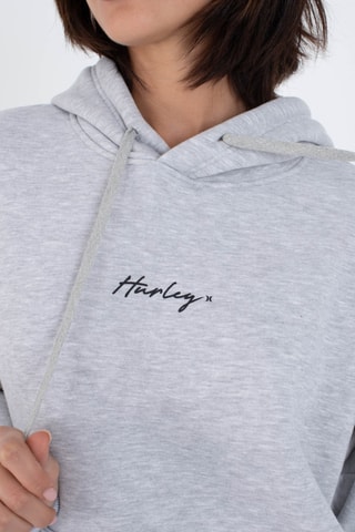 Fleece Sweater met Capuchon - Grijs