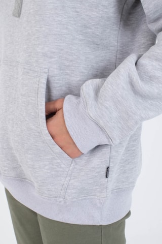 Fleece Sweater met Capuchon - Grijs