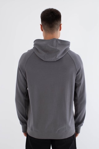 Fleece Sweater met Capuchon - Zwart