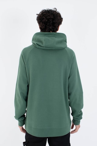 Fleece Sweater met Capuchon - Groen