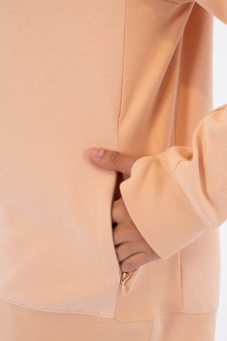 Fleece Sweater met Capuchon - Roze