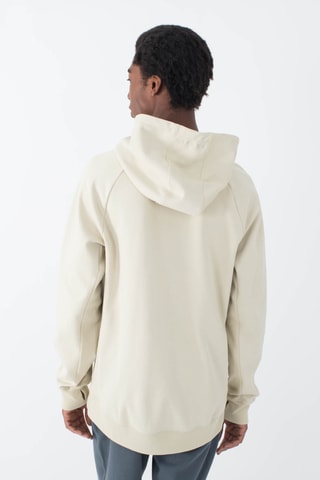 Fleece Sweater met Capuchon - Beige