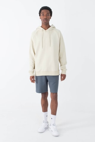 Fleece Sweater met Capuchon - Beige