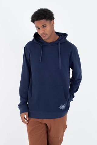 Fleece Sweater met Capuchon - Blauw