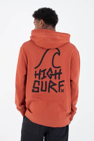 Fleece Sweater met Capuchon - Rood