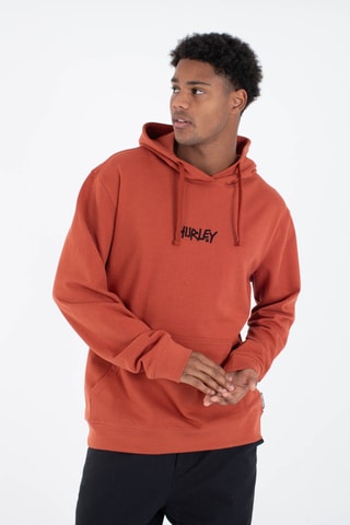 Fleece Sweater met Capuchon - Rood