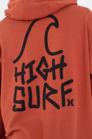 Fleece Sweater met Capuchon - Rood