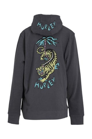 Fleece Sweater met Capuchon - Grijs