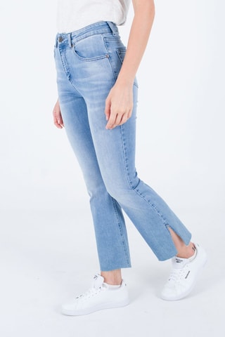 Jeans Slim Fit - Blauw - Wit en blauw