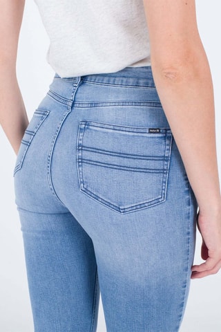 Jeans Slim Fit - Blauw - Wit en blauw