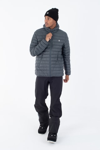 Gewatteerde Jas met Capuchon - Blauw