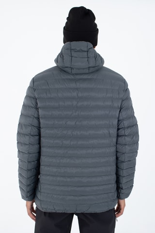Gewatteerde Jas met Capuchon - Blauw