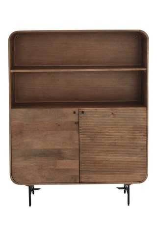 Buffet 2 portes en manguier - 110 x 140 x 40 cm