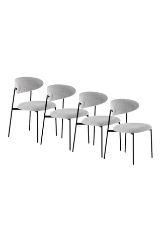 4 chaises - 55 x 80 x 54 cm