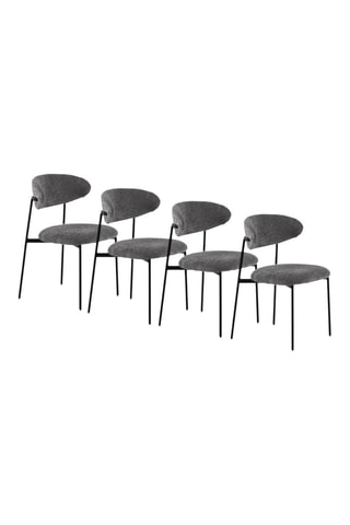 4 chaises - 55 x 80 x 54 cm