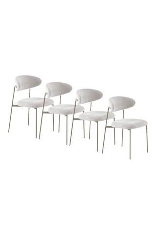 4 chaises - 55 x 80 x 54 cm