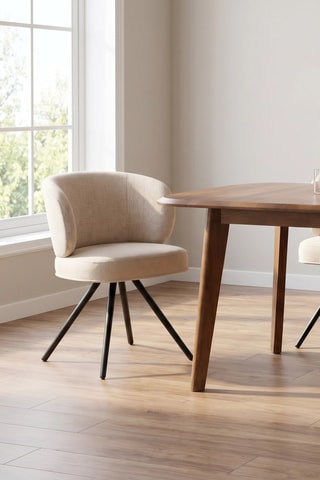 4 chaises - Beige - 80 x 65 x 63 cm