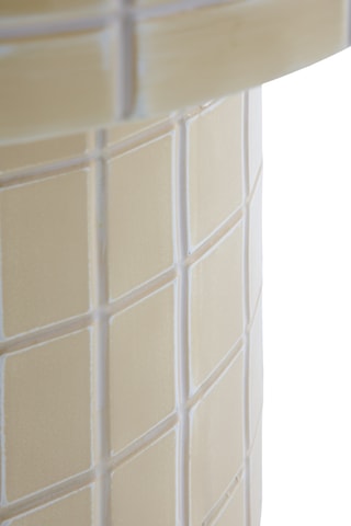 Table d'appoint en verre - 45 x 40 x 40 cm