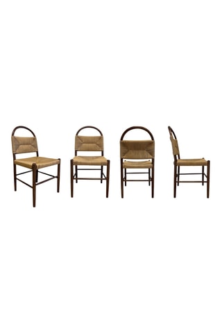 4 chaises en frêne - 45 x 44 x 88 cm