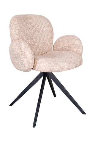 4 fauteuils - Beige - En tissu chenille - 65 x 65 x 84 cm