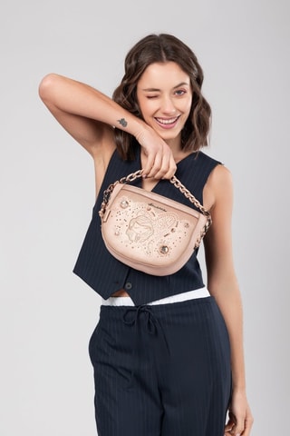 Sac à main - Beige et doré