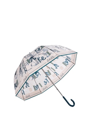 Parapluie pliable - Beige et bleu